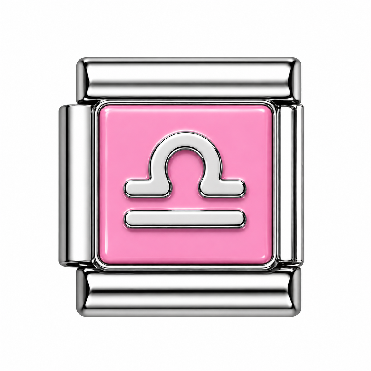 Libra Zodiac Silver Italian Charm