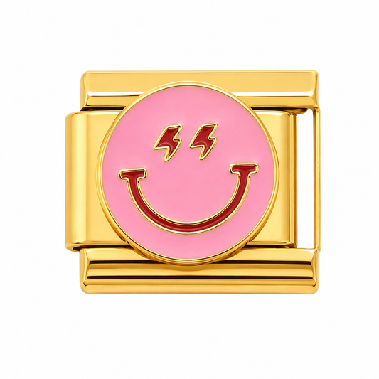 Lightening Eyes Gold Italian Charm