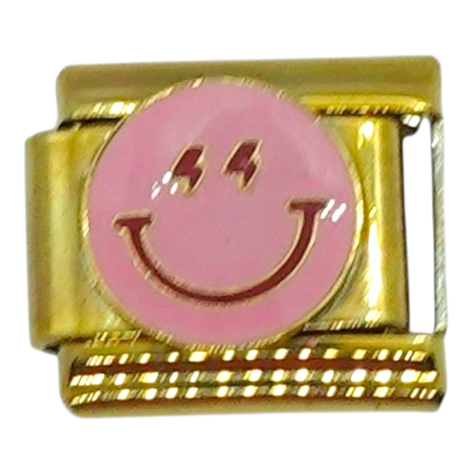 Lightening Eyes Gold Italian Charm