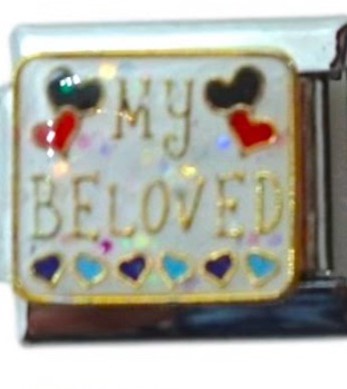 My Beloved Heart Italian Charm