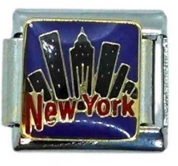 New York Skyline Charm