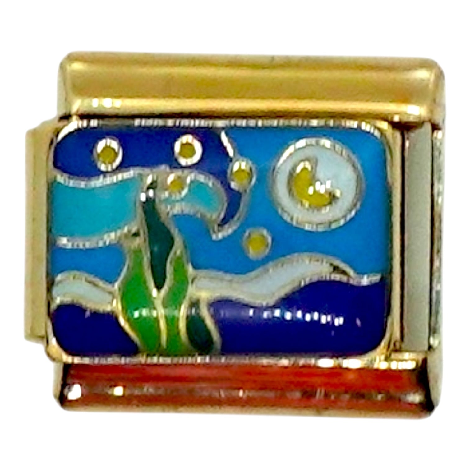 Ocean Life Gold Italian Charm
