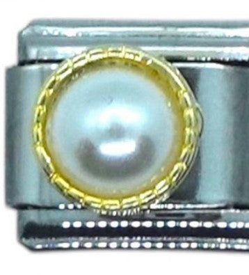 Pearl Italian Charm