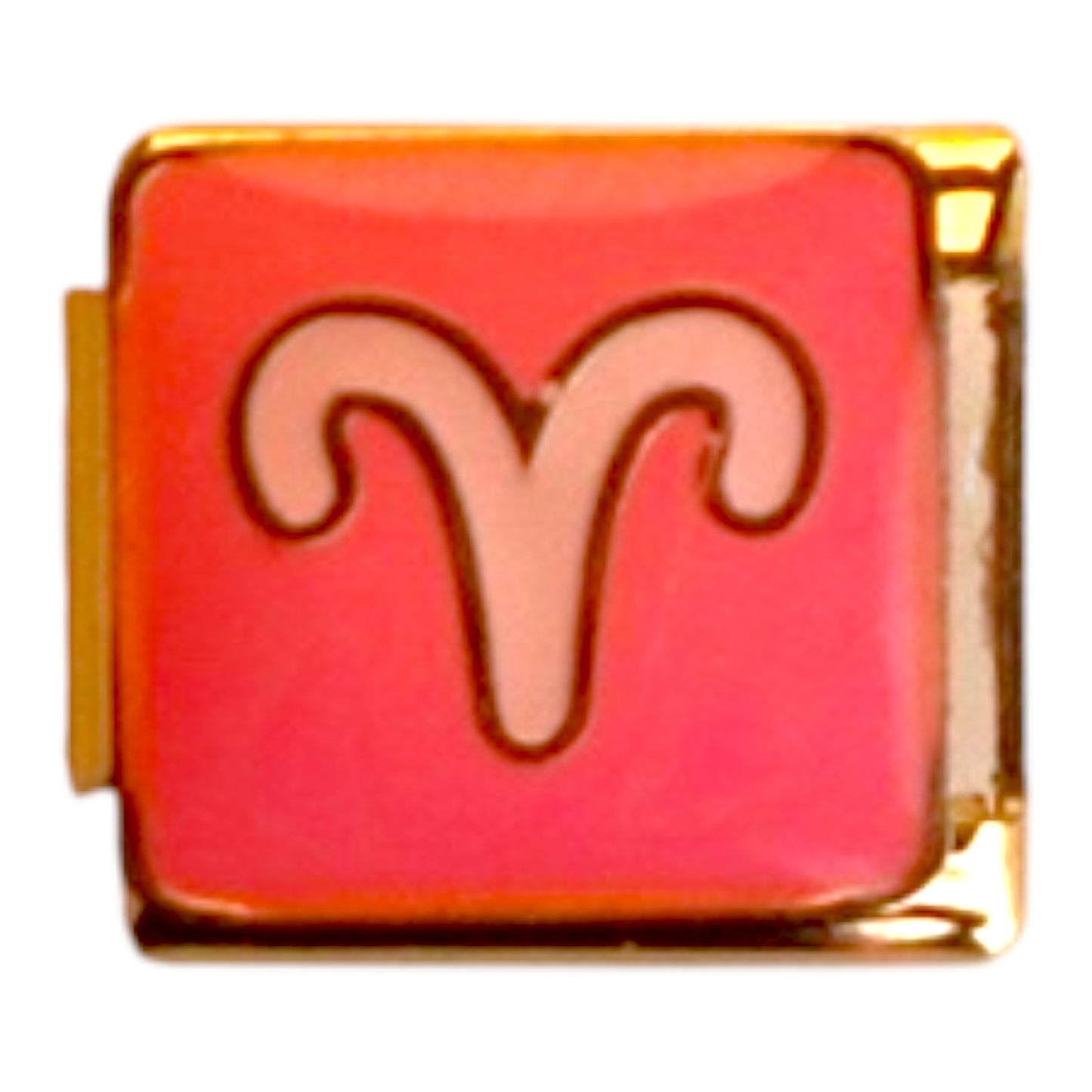 Aries Zodiac Gold Italian Charm