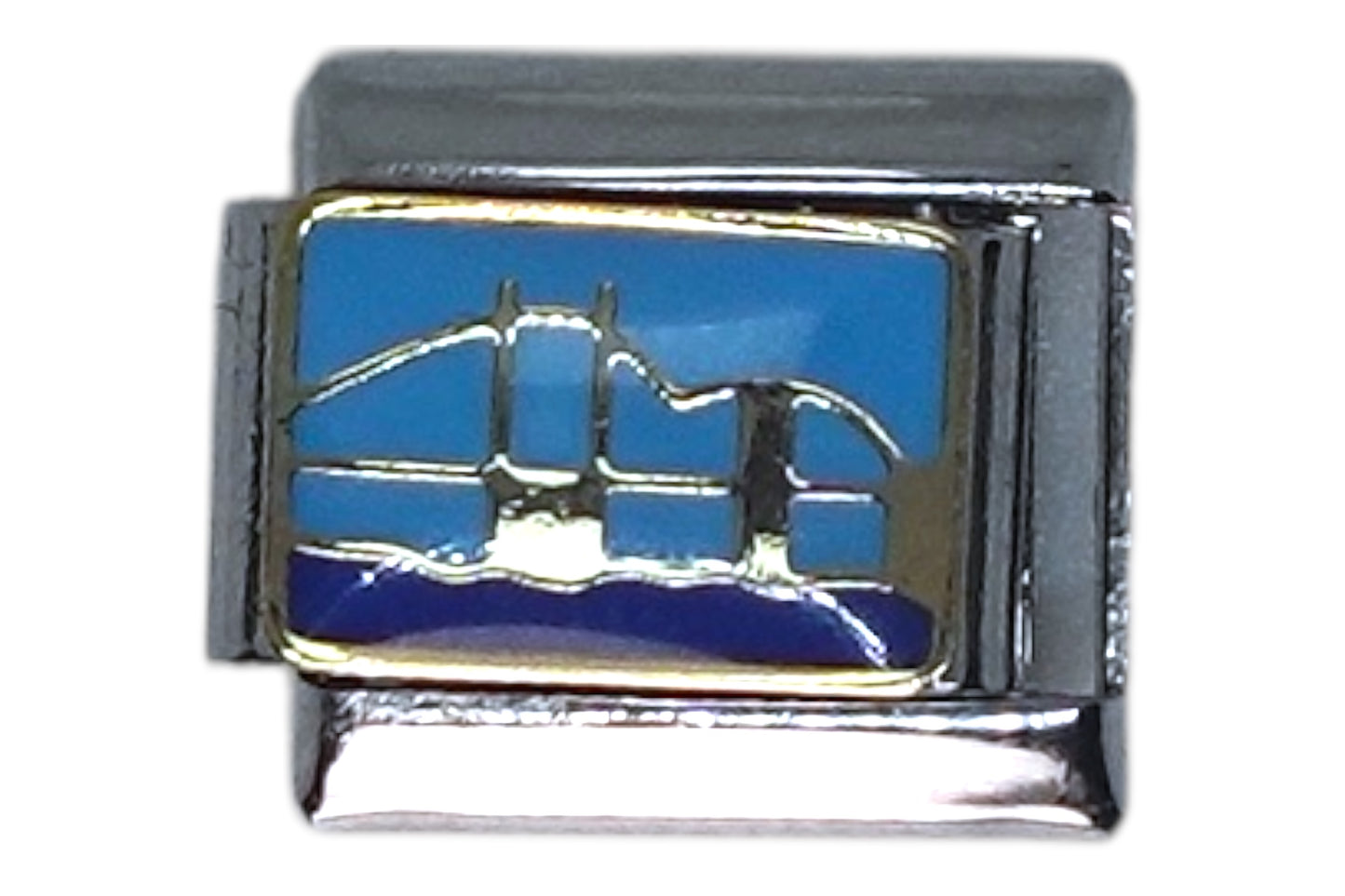 Bridge Silver Italian Charm