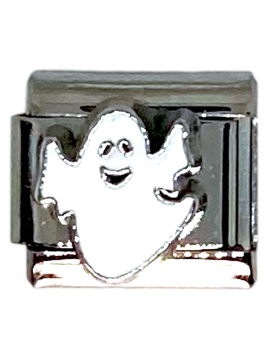 Silver Ghost Italian Charm
