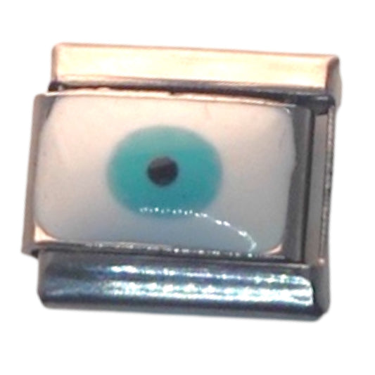 Evil Eye Protection Silver Italian Charm
