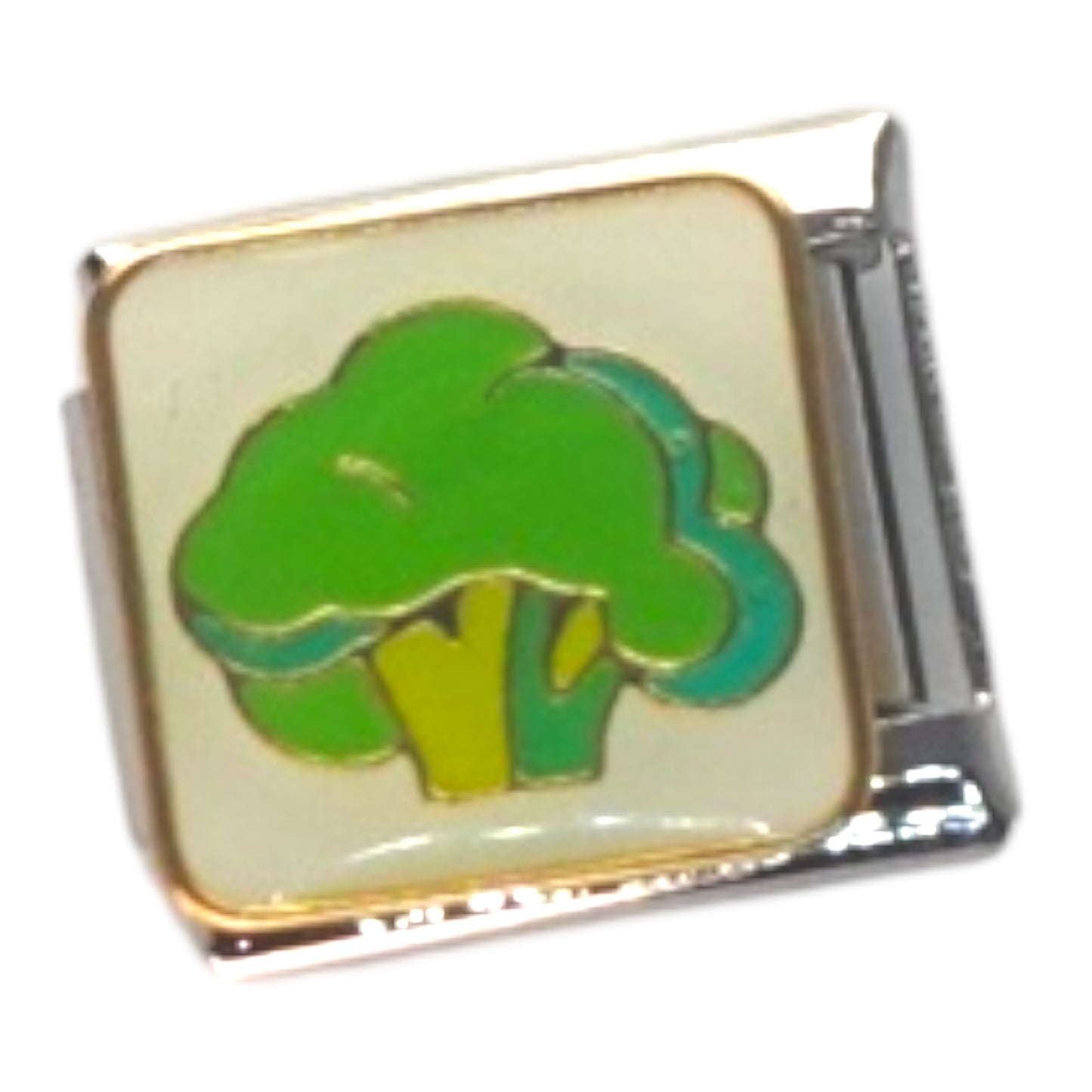 Broccoli Silver Italian Charm