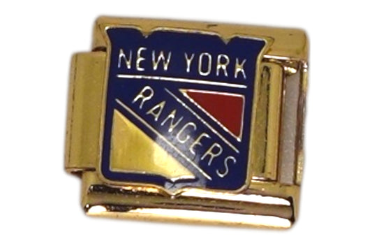 New York Rangers Gold Italian Charm