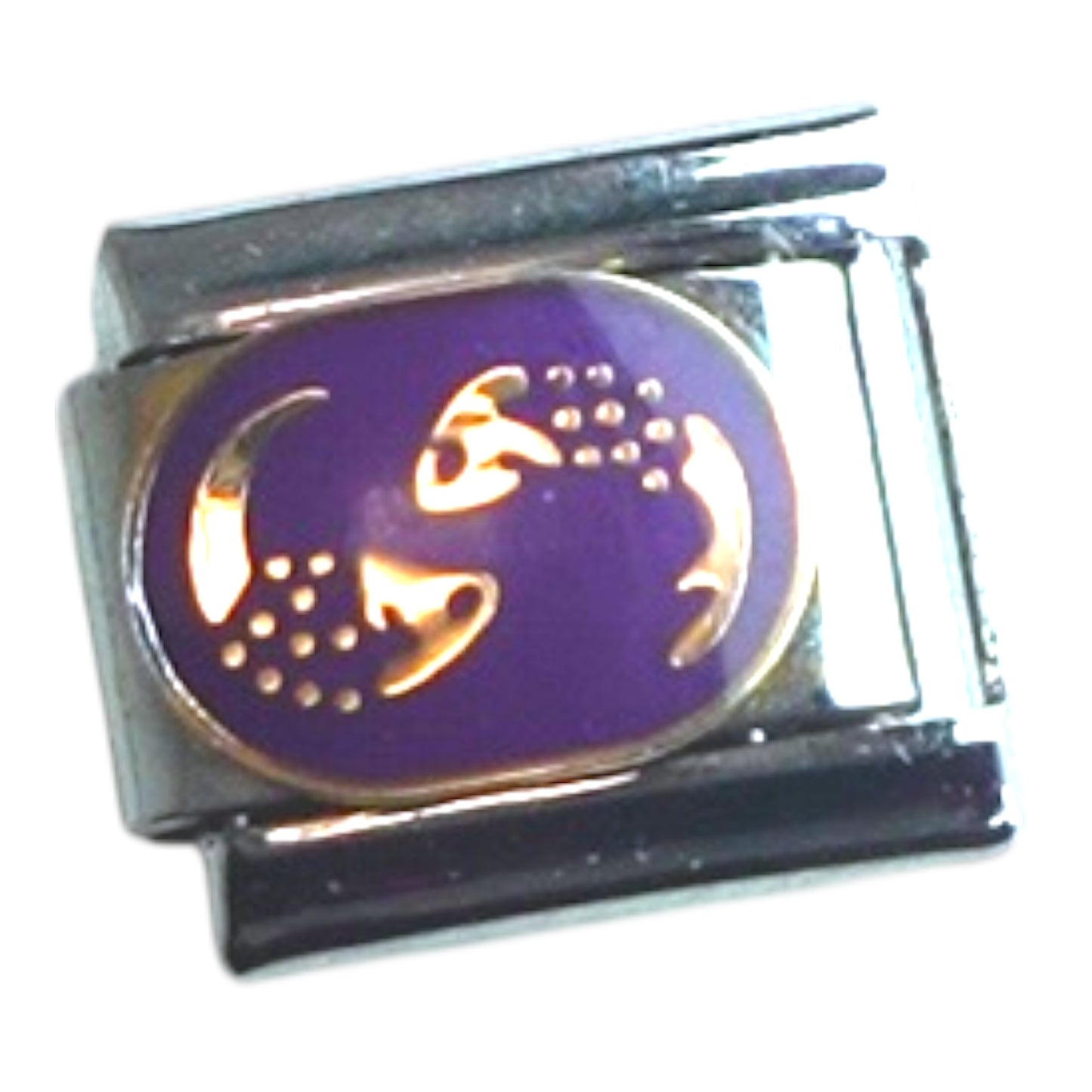 Fish Pisces Gold Italian Charm