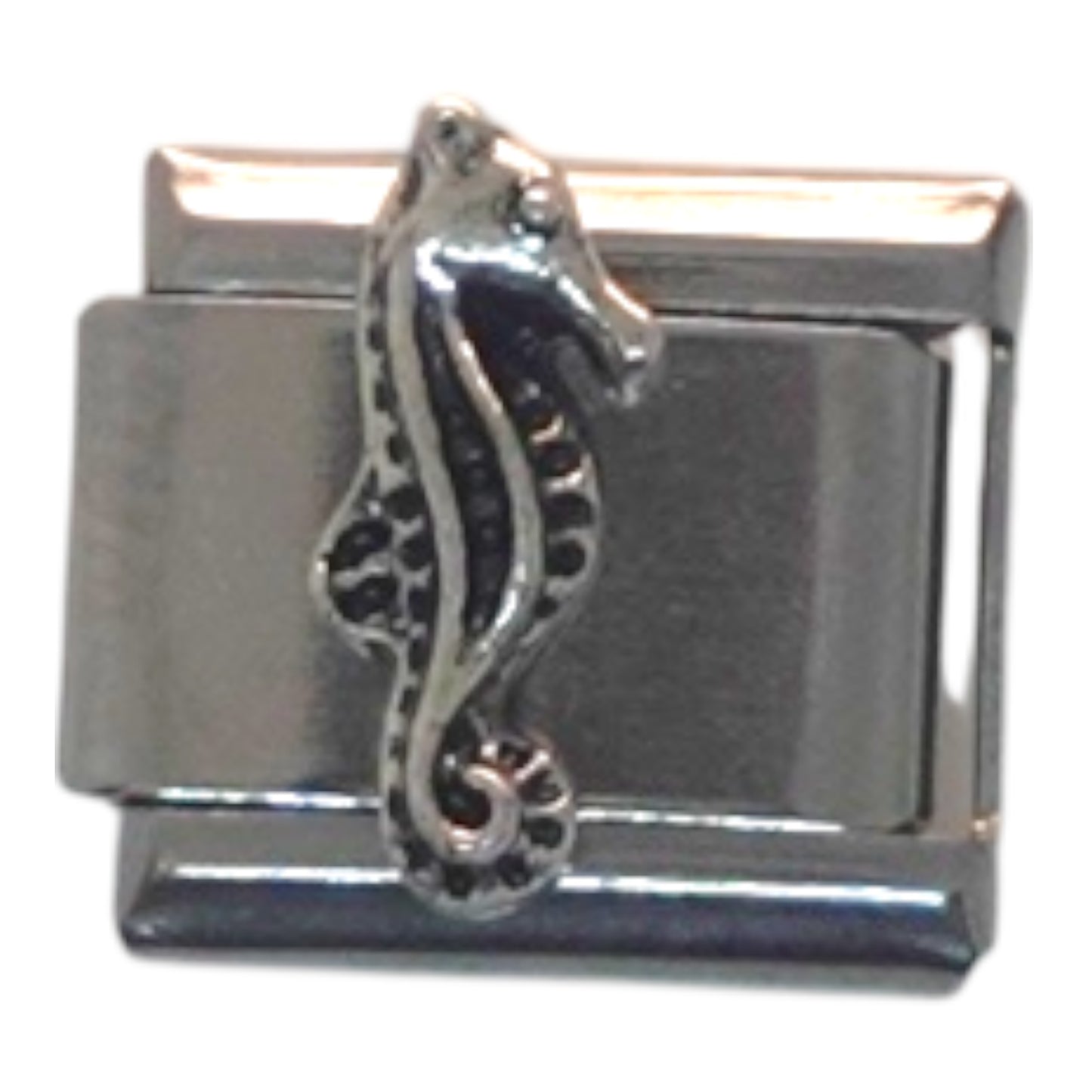 Silver Seahorse Silver Italian Charm