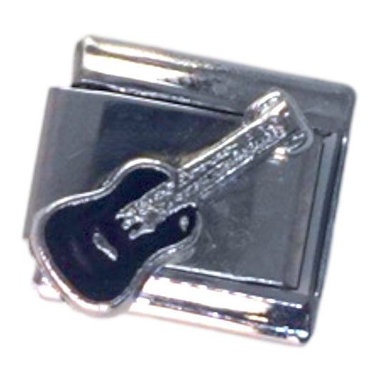 Guitar Italian Silver Charm