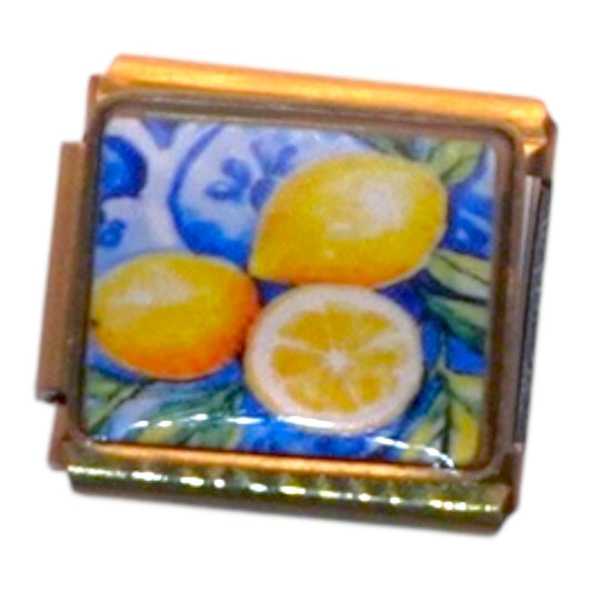 Lemon Gold Italian Charm