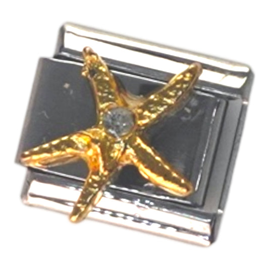 Starfish Silver Italian Charm
