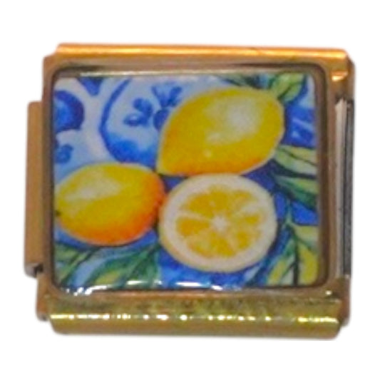 Lemon Blossom Gold Italian Charm