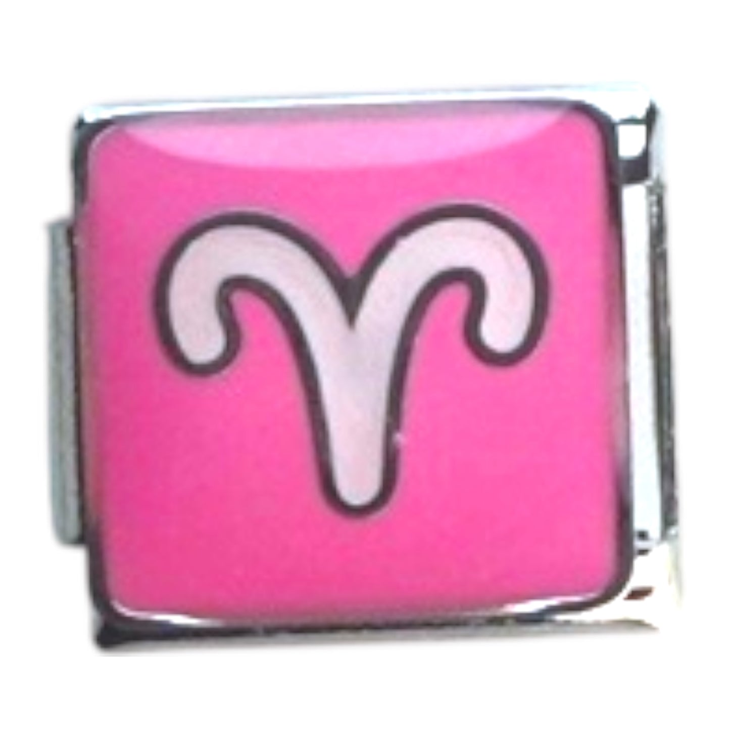 Aries Zodiac Silver Italian Charm