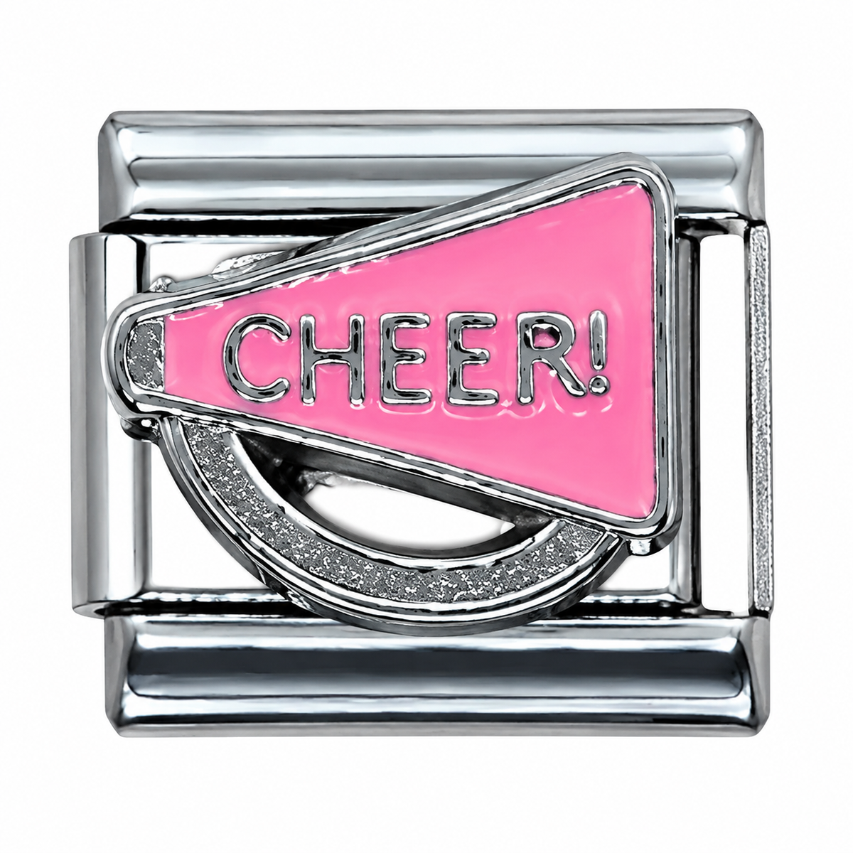 Pink Cheer Italian Charm