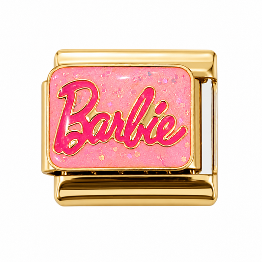 Pink gold Charm