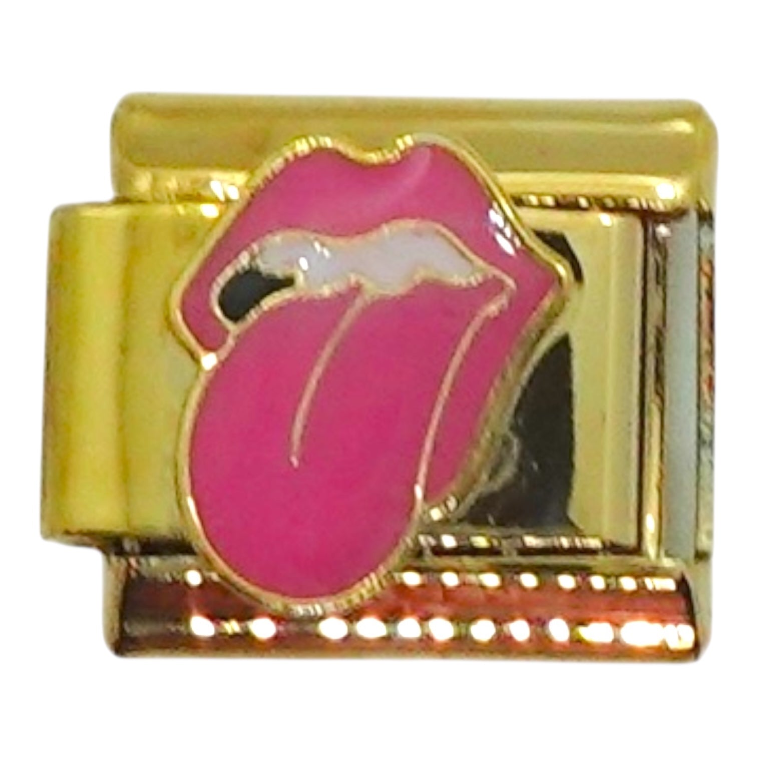 Rock On Gold Italian Charm