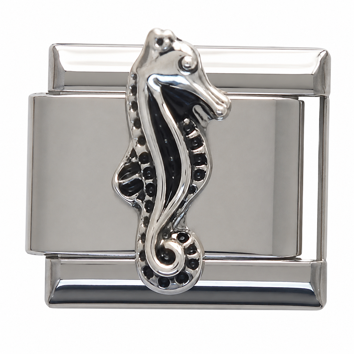 Silver Seahorse Silver Italian Charm