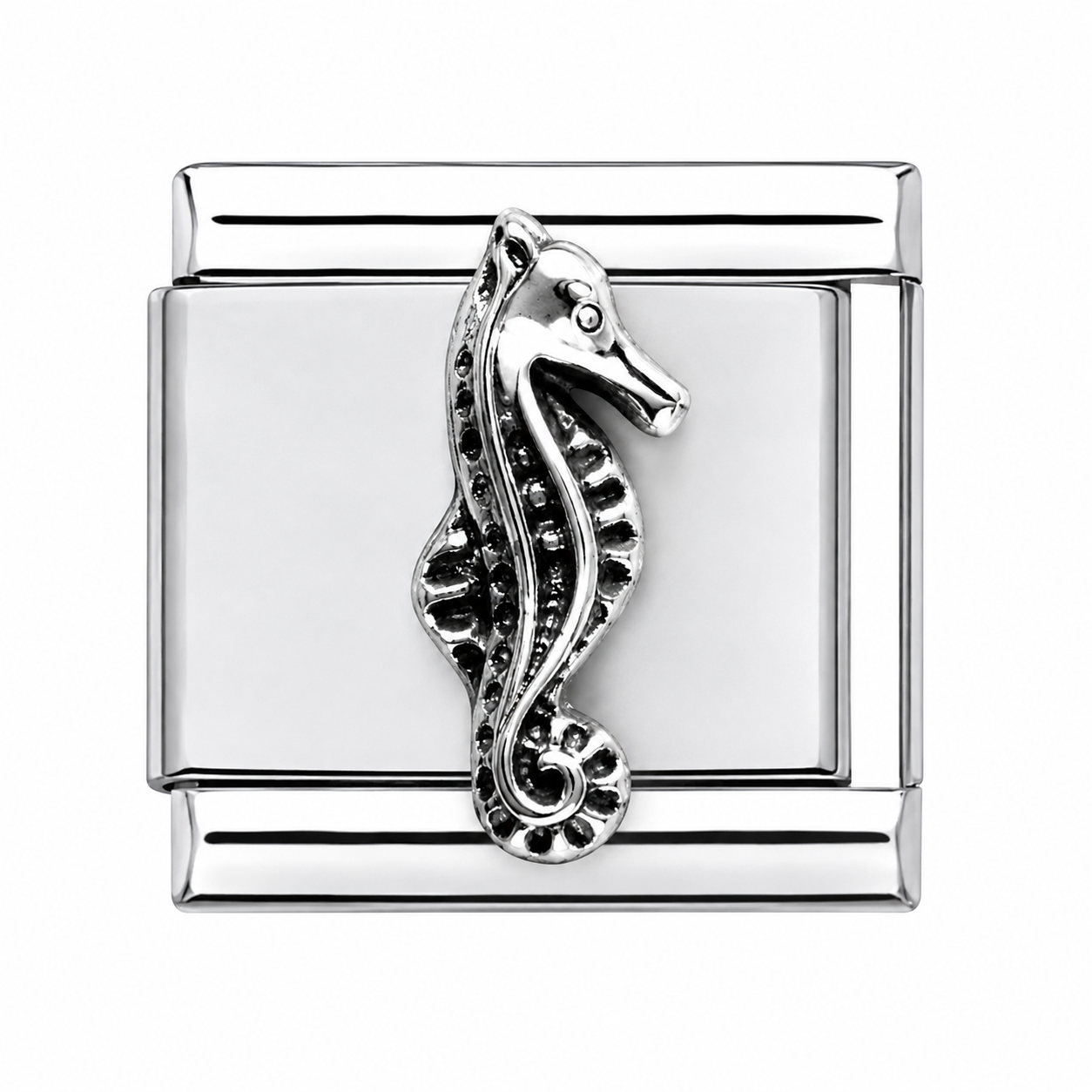 Silver Seahorse Silver Italian Charm