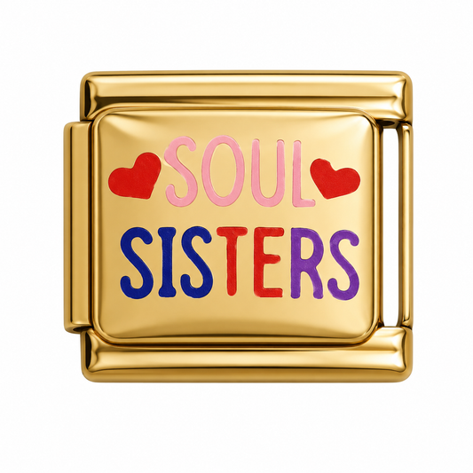 Soul Sister Gold Italian Charm
