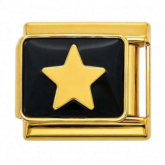 Star Gold Italian Charm