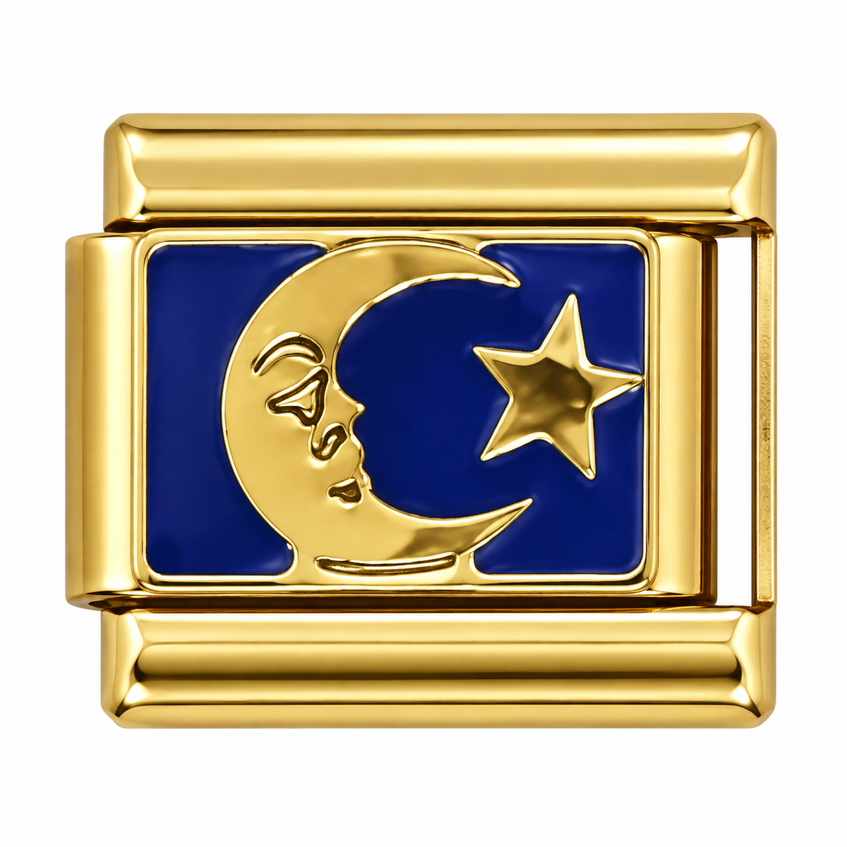 Star & Moon Italian Charm