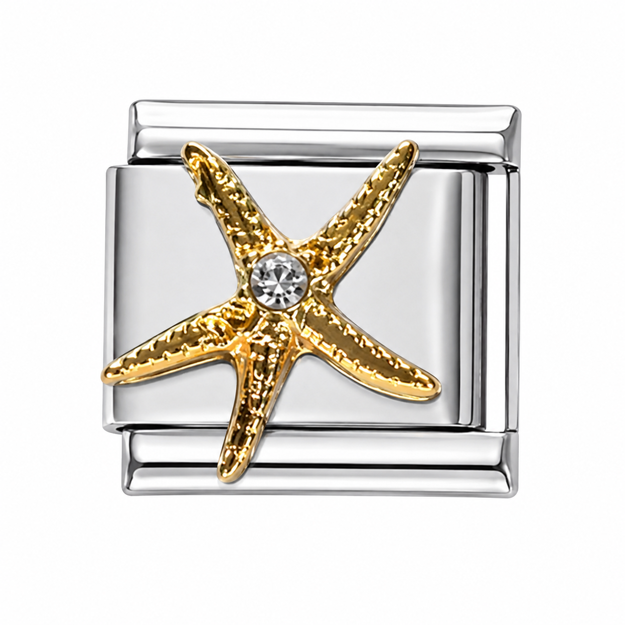 Starfish Silver Italian Charm