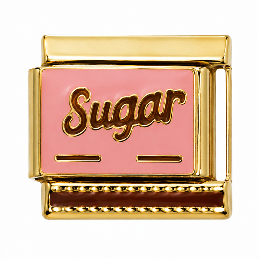 Sugar Gold Italian Charm