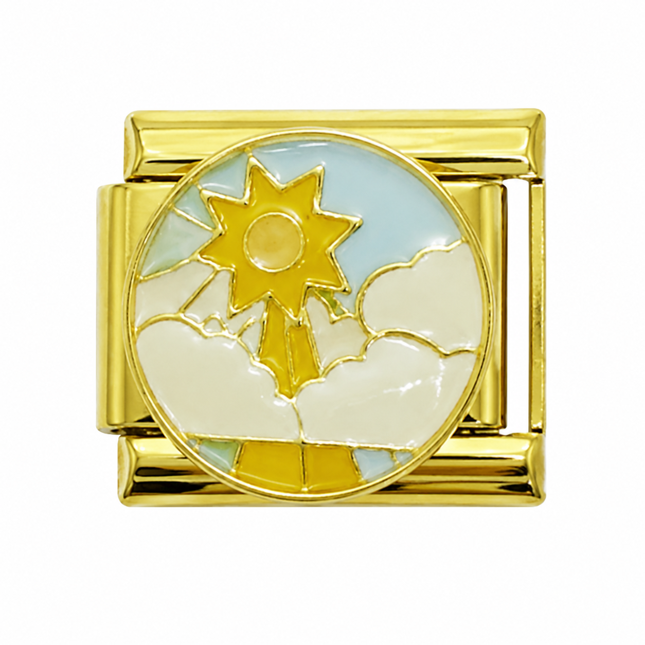 Sunrise Gold Italian Charm