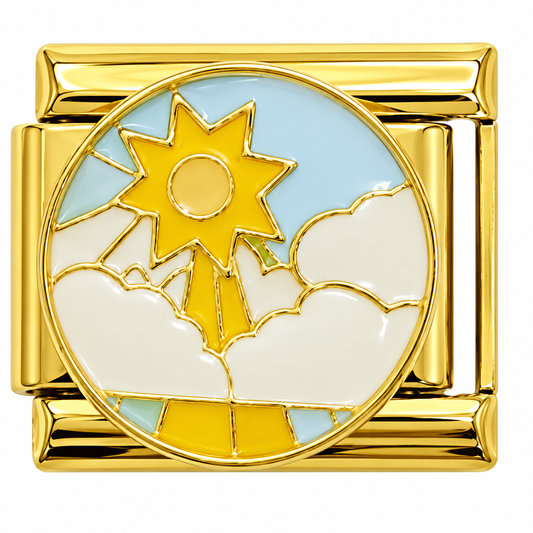 Sunrise Gold Italian Charm
