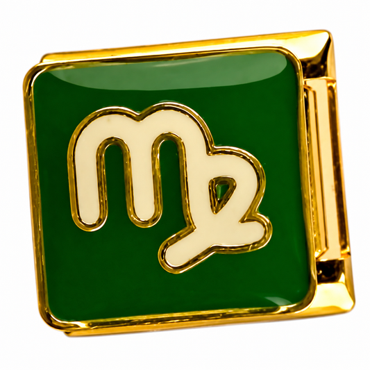 Virgo Zodiac Sign Italian Charm – Gold