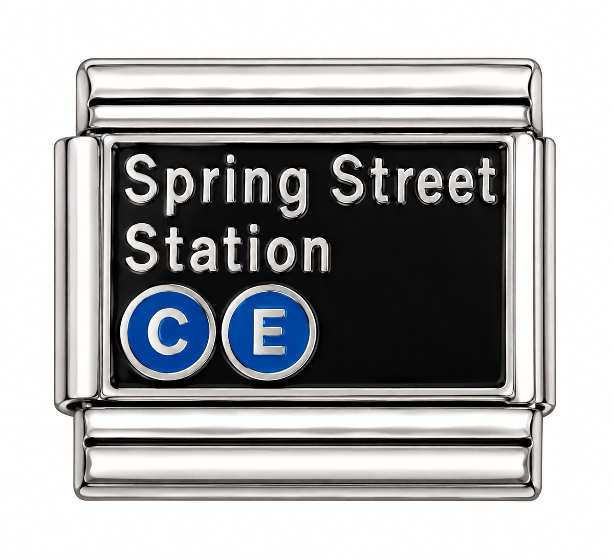 Spring Street Station Silver Italian Charm