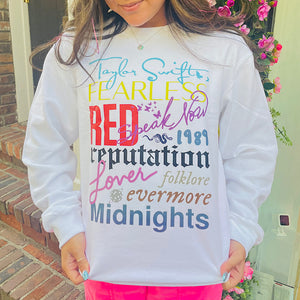 Taylor Eras Crewneck Sweatshirt