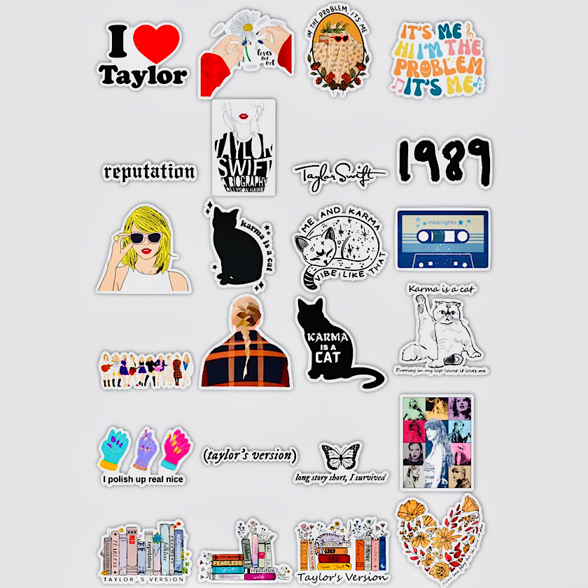 Taylor Mini Sticker Pack