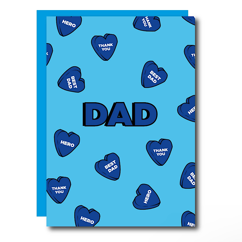 Dad Heart Card