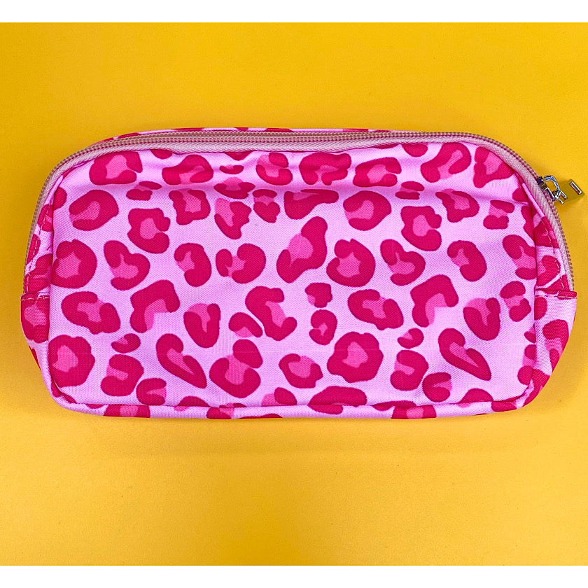 Hot Pink Cheetah Belt Bag