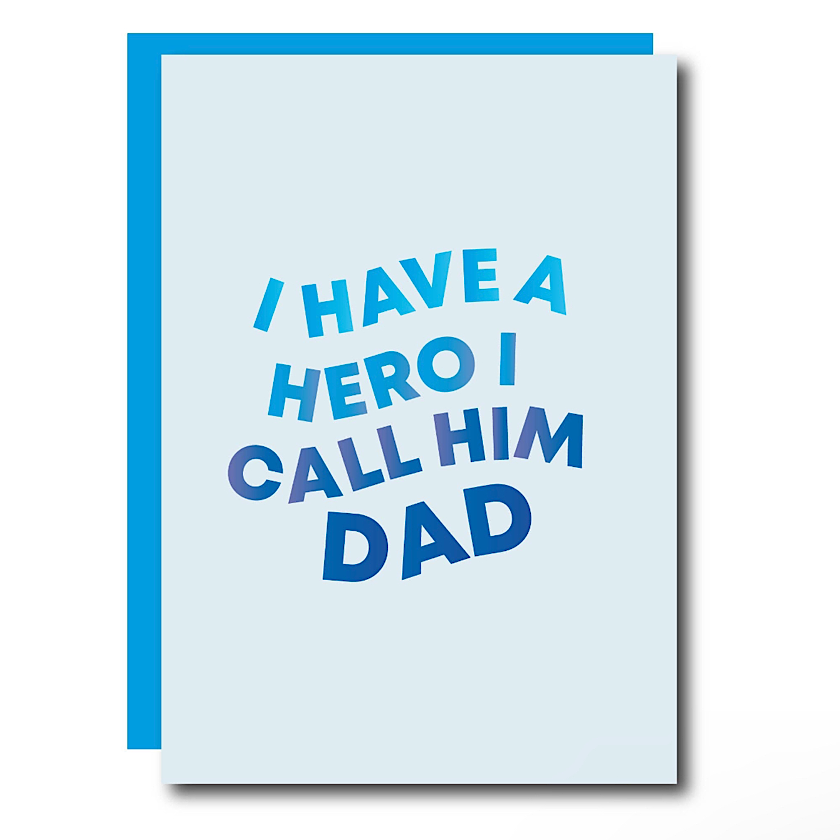 Dad Hero Card