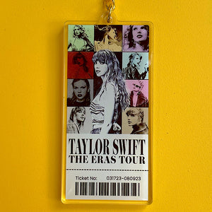 Taylor Swift Eras Tour Ticket Keychain