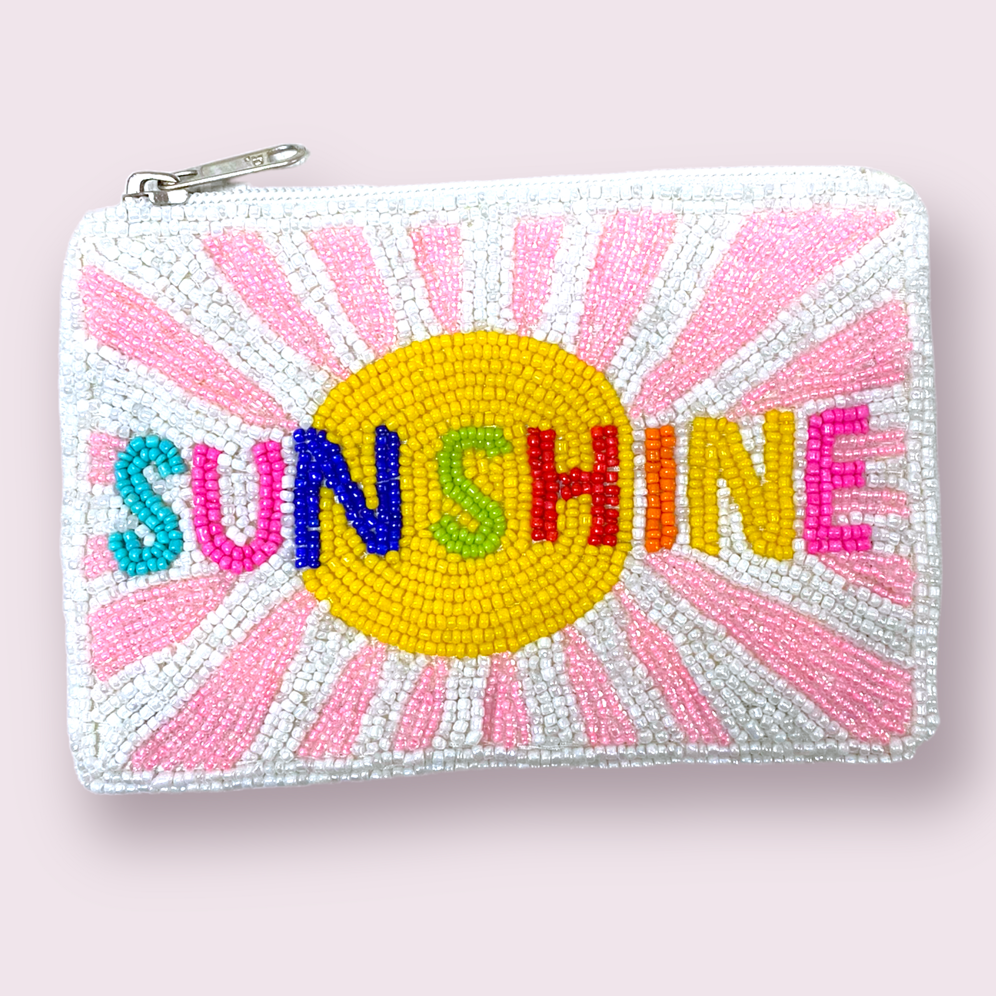 Sunshine Seed Bead Coin Purse