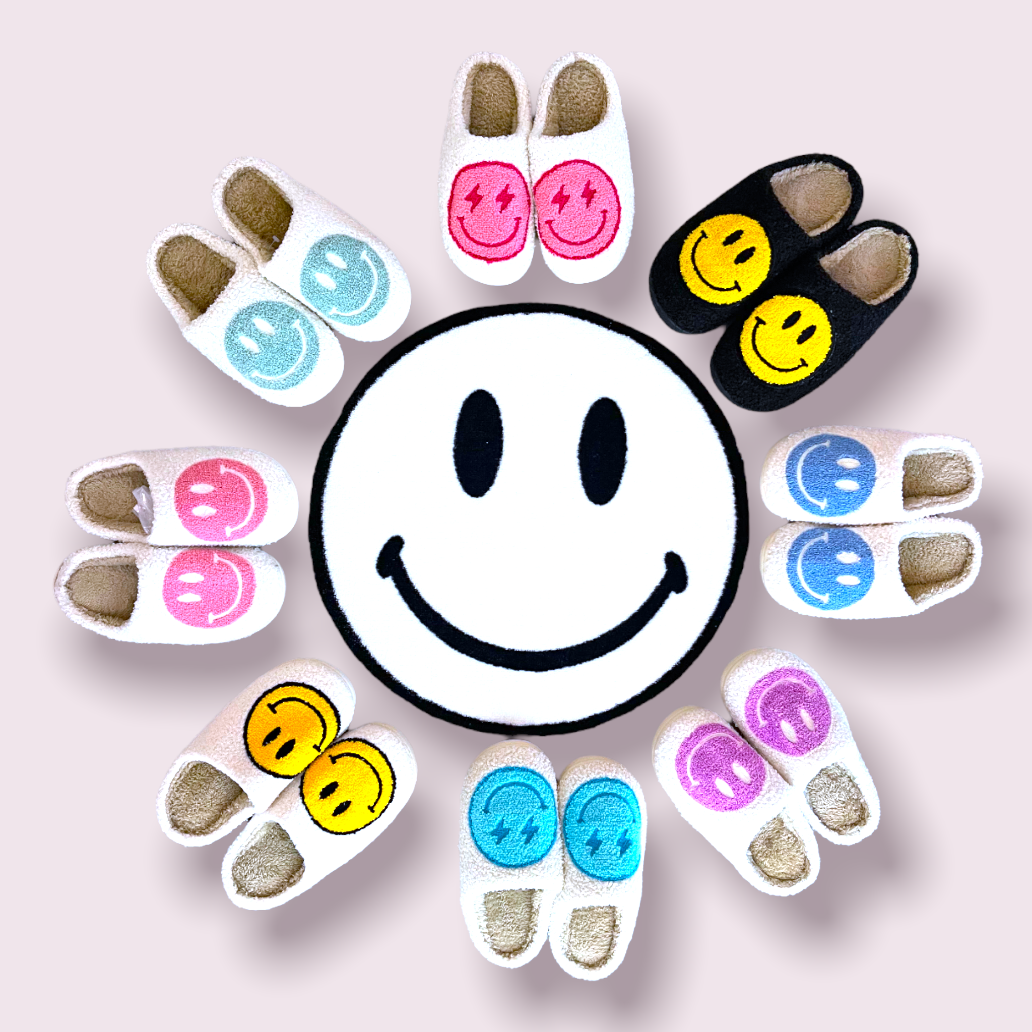 Delightful Footwear Discover the Joy of Smiley Face Slippers In-Store