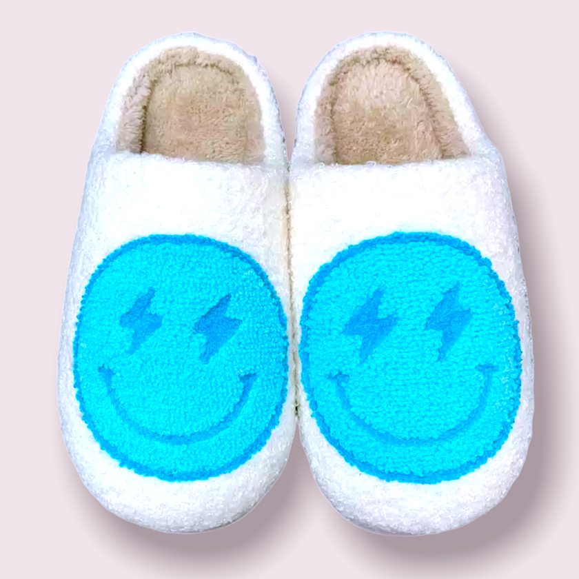 Lightening Eyes Soho Happy Face Slippers