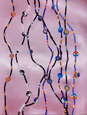 Beaded Clay Necklaces