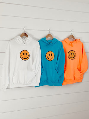 Fuzzy Soho Happy Face Sweatshirt PRE-ORDER Ships October 15th