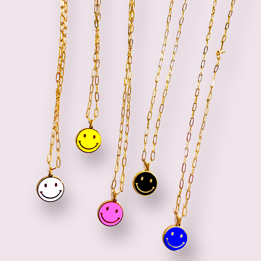 Happy Face Necklace