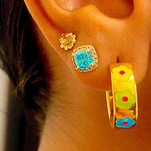 Preppy Hoop Earrings