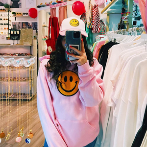 Fuzzy Soho Happy Face ™️ Sweatshirt PRE-ORDER Ships May 15th