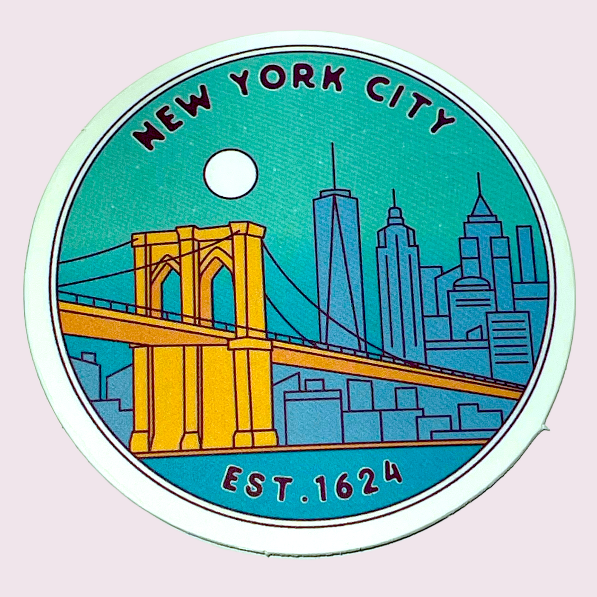 New York City Brooklyn Bridge Sticker