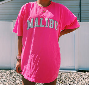 Malibu Neon Pink Comfort Colors T-shirt